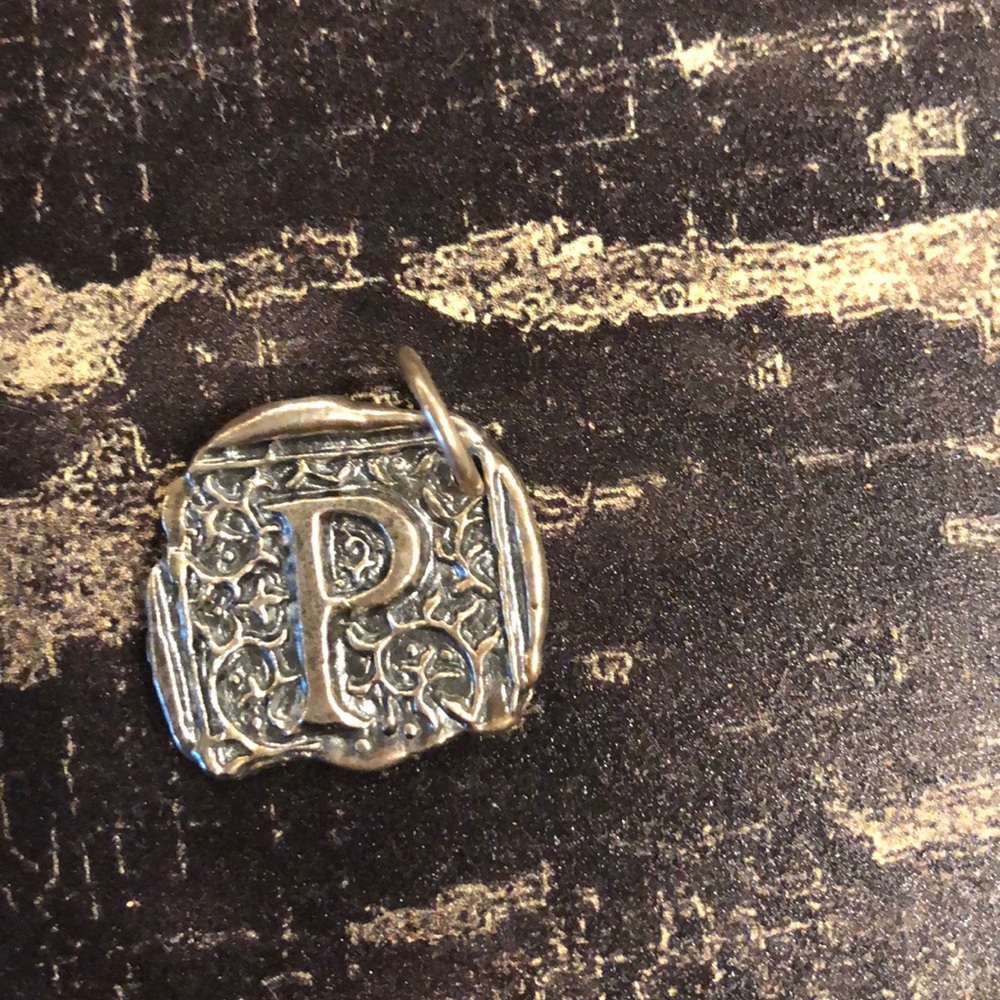Letter “P” Century Insignia Charm Waxing Poetic